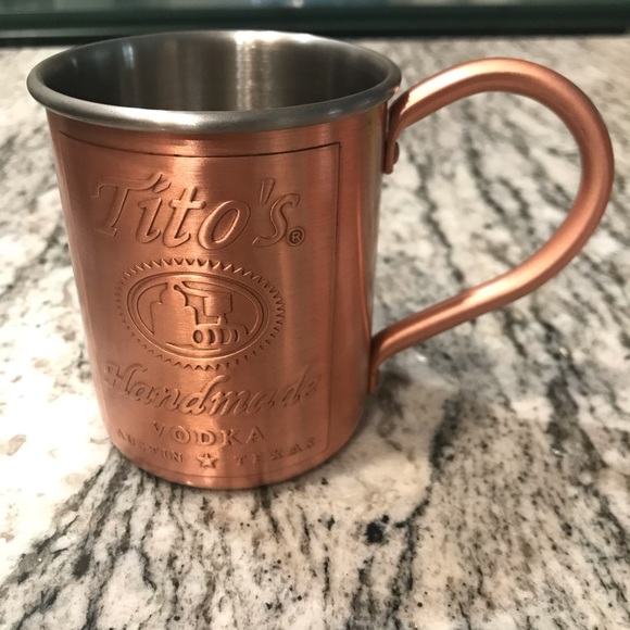 Tito’s Dining Titos Vodka Copper Moscow Mule Mug Set Of 4 Poshmark